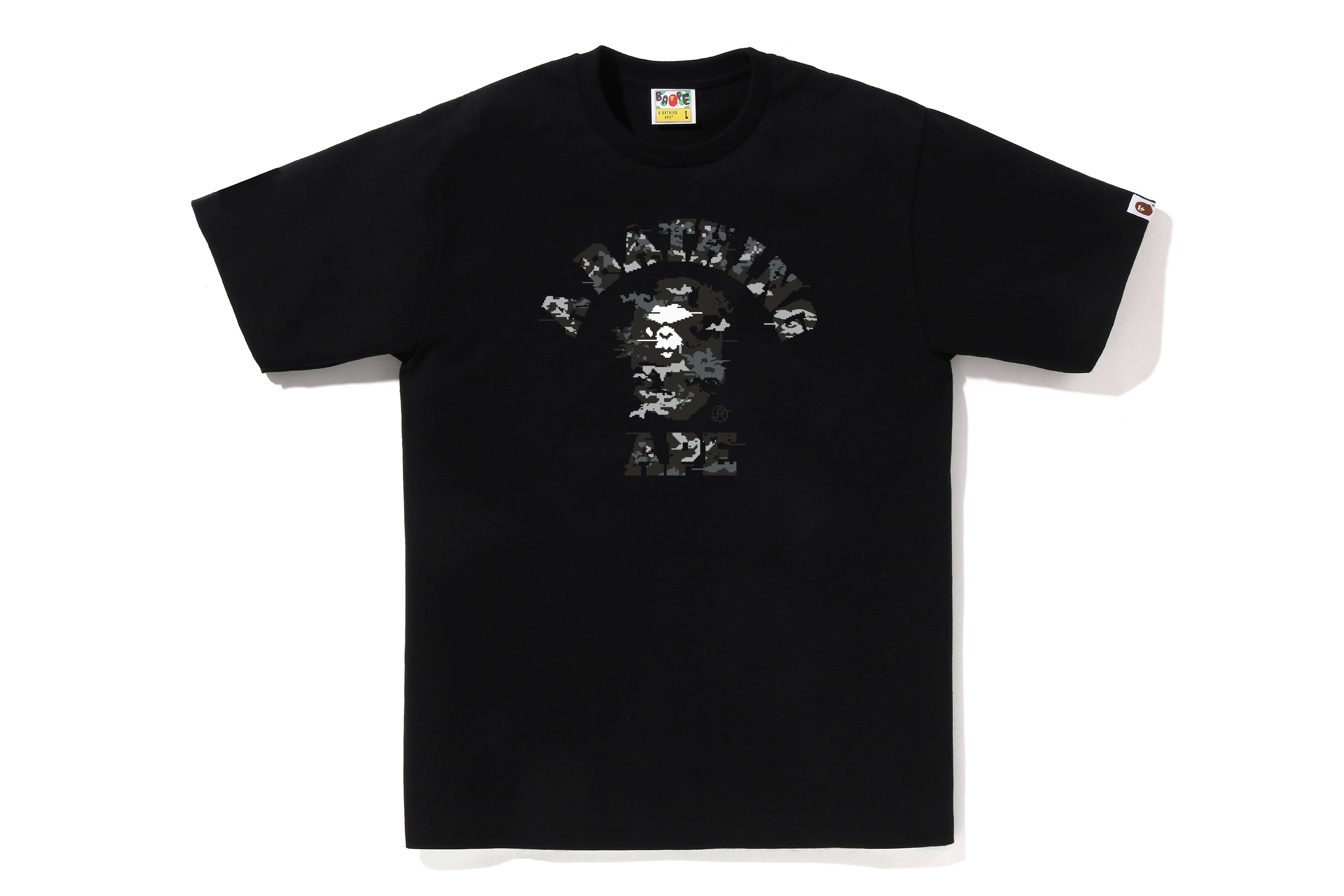 MULTI PIXEL CAMO COLLEGE TEE – eu.bape.com