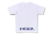 JAPANESE INDIGO ART CAMO APE FACE TEE