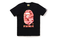 GLITCH WOODLAND CAMO BY BATHING APE TEE LADIES
