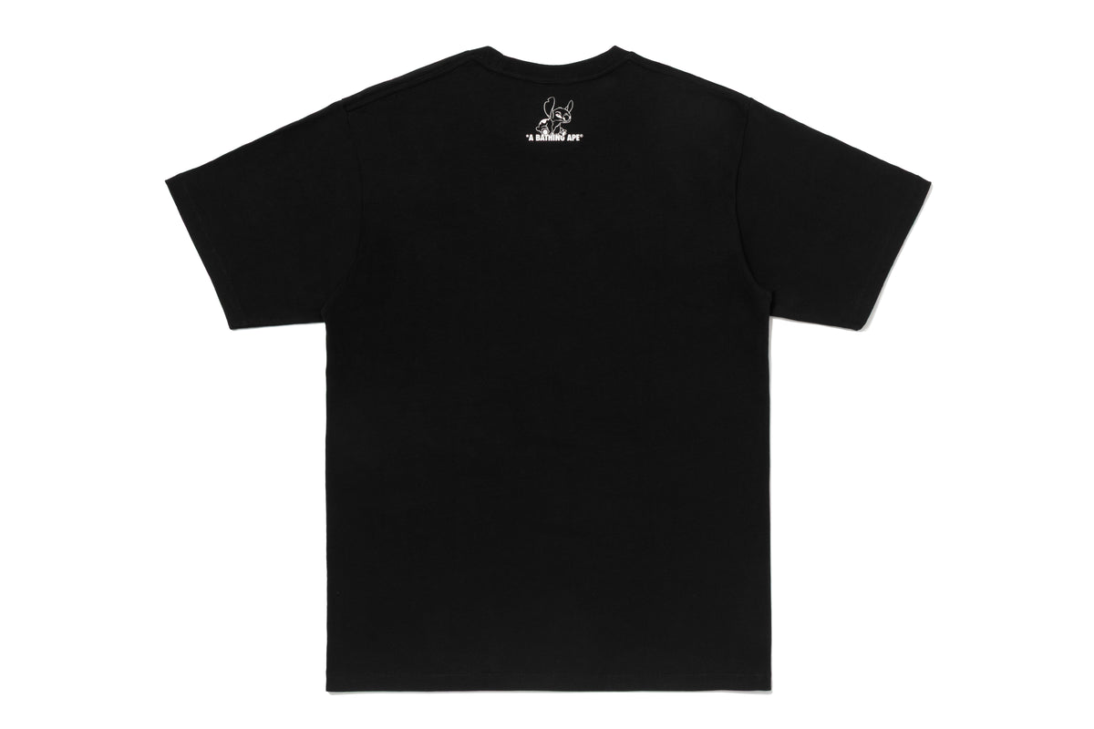 BAPE X DISNEY STITCH AND FRIENDS COLLEGE TEE