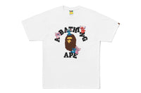 BAPE X DISNEY STITCH AND FRIENDS COLLEGE TEE
