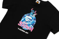 BAPE X DISNEY STITCH ABC CAMO APE HEAD TEE KIDS
