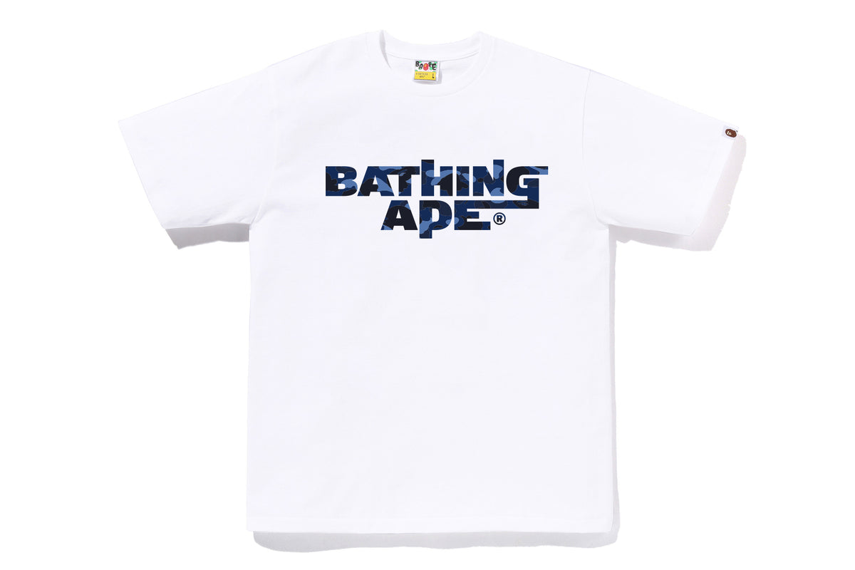 COLOR CAMO BATHING APE LOGO TEE