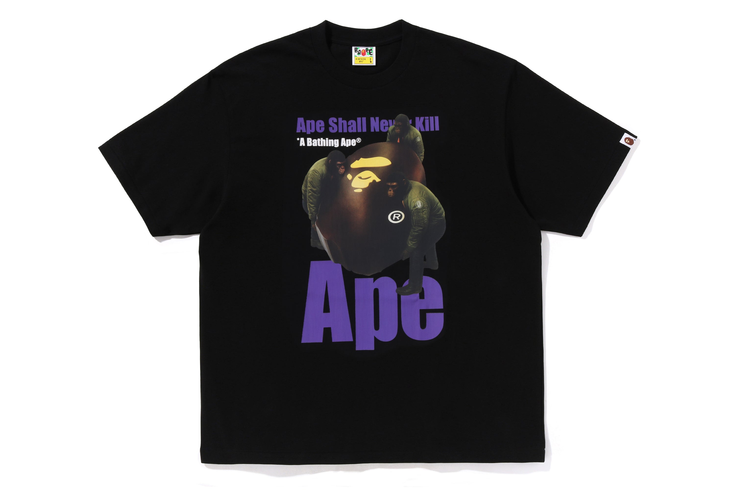 佐藤健　着用A BATHING APE TEE Tシャツ APE HEAD PHOTO PRINT RELAXED FIT TEE – eu.bape.com