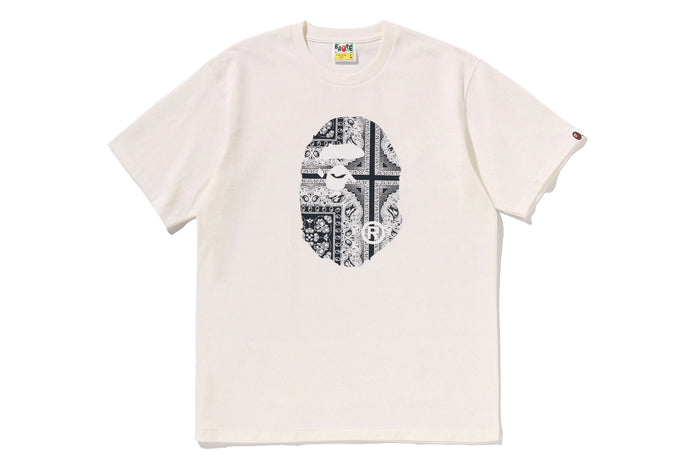PAISLEY PATTERN APE HEAD TEE