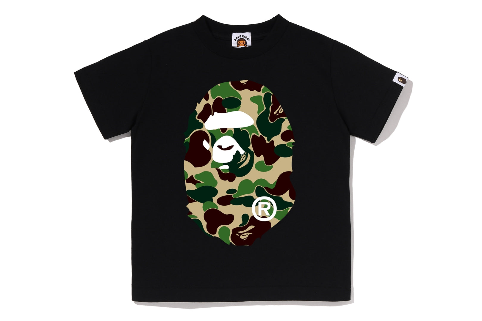 ABC CAMO BIG APE HEAD TEE KIDS – eu.bape.com