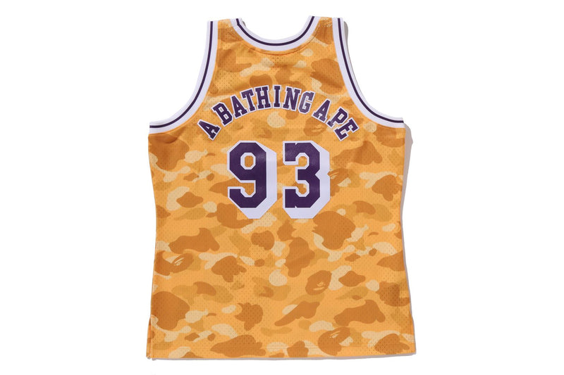 BAPE X M&N NBA - LOS ANGELES LAKERS SWINGMAN JERSEY