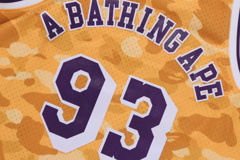 BAPE X M&N NBA - LOS ANGELES LAKERS SWINGMAN JERSEY
