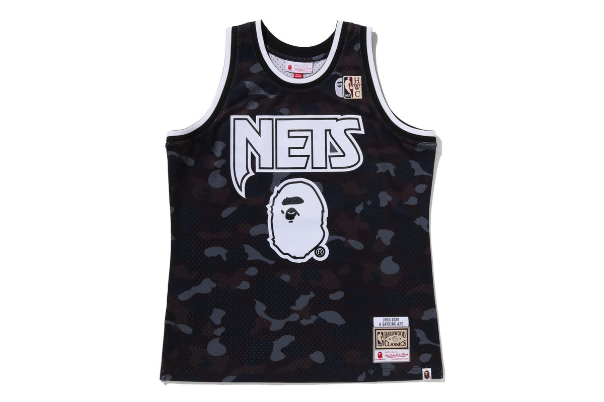BAPE X M&N NBA - NEW JERSEY NETS SWINGMAN JERSEY