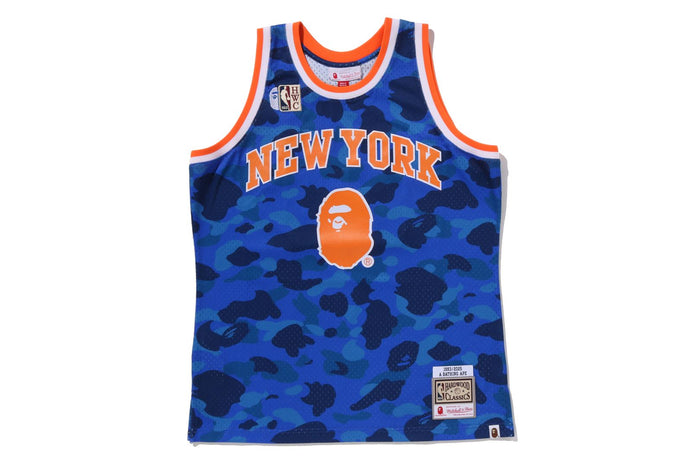BAPE X M&N NBA - NEW YORK KNICKS SWINGMAN JERSEY
