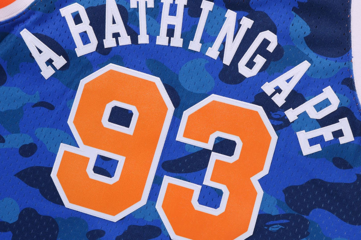 BAPE X M&N NBA - NEW YORK KNICKS SWINGMAN JERSEY