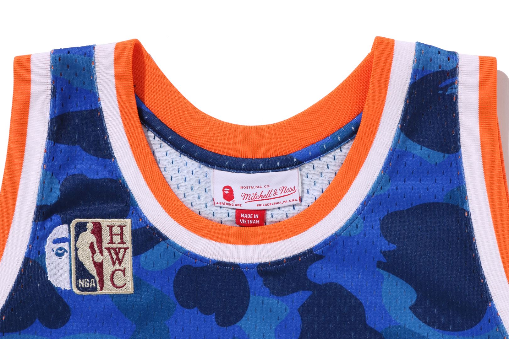 BAPE NEW YORK 33 EWING ジャージ BAPE x Mitchell & Ness New York Knicks Ewing Jersey Blue Men's