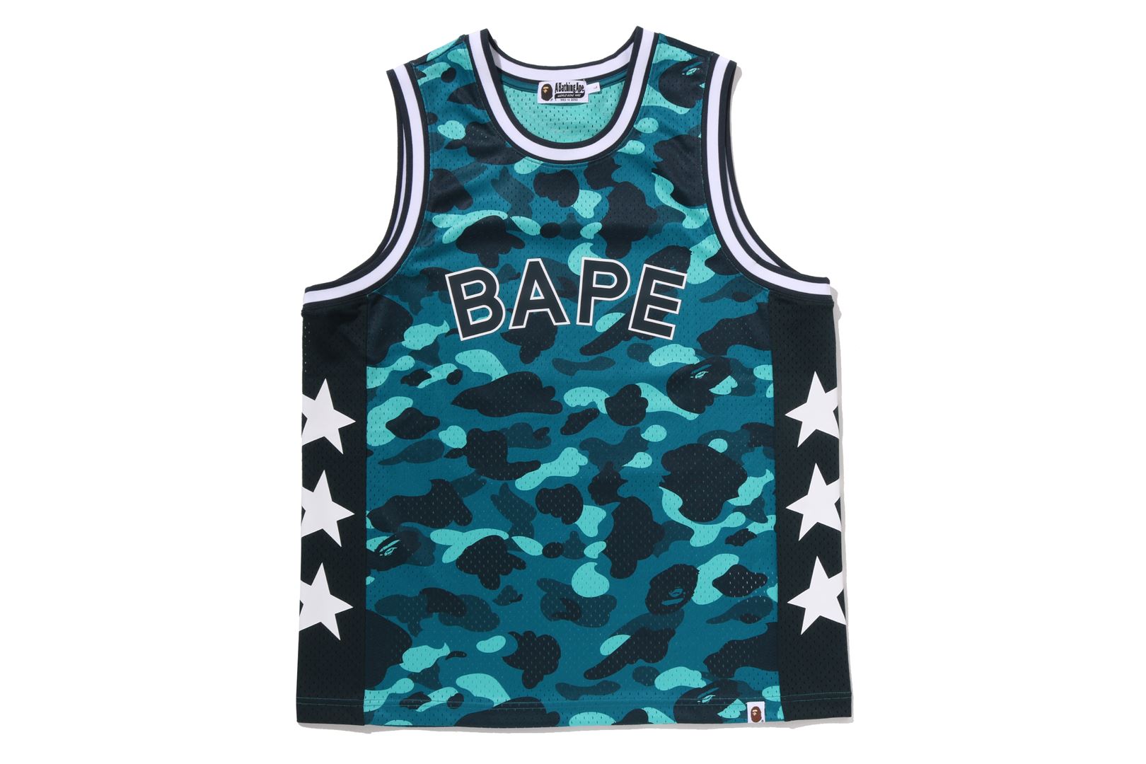BAPE CAMO タンクトップ COLOR CAMO MESH MULTI LOGO RELAXED FIT TANK TOP – eu.bape.com
