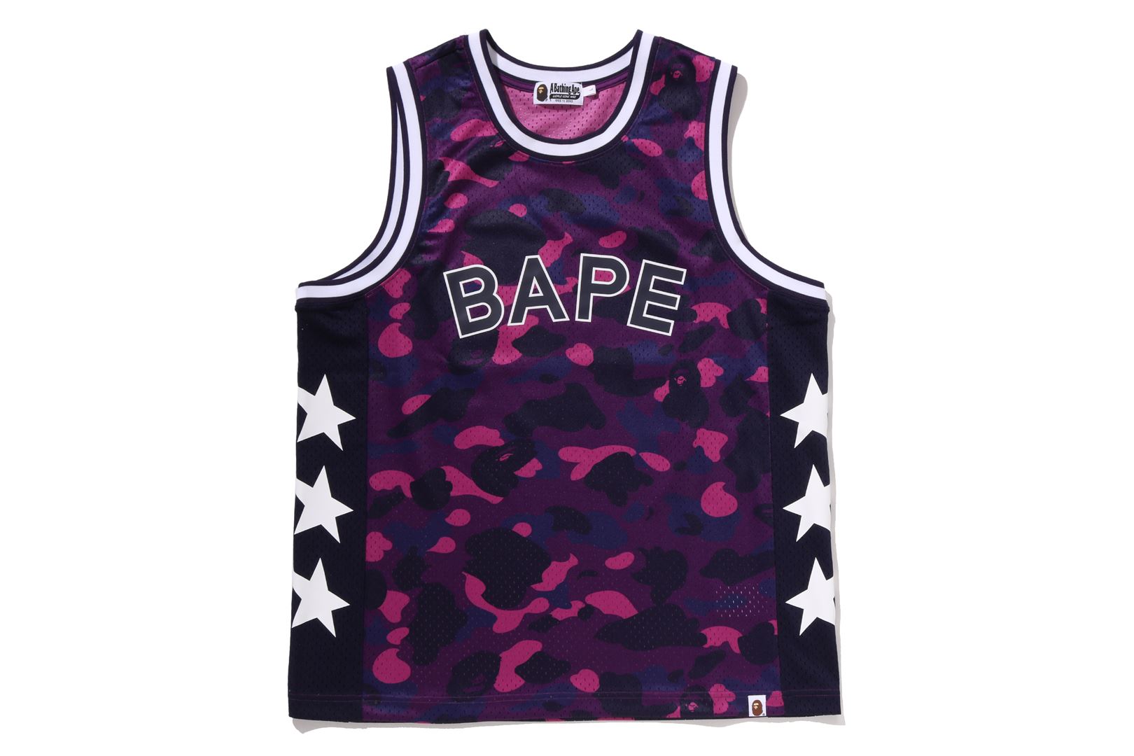COLOR CAMO MESH MULTI LOGO RELAXED FIT TANK TOP – eu.bape.com
