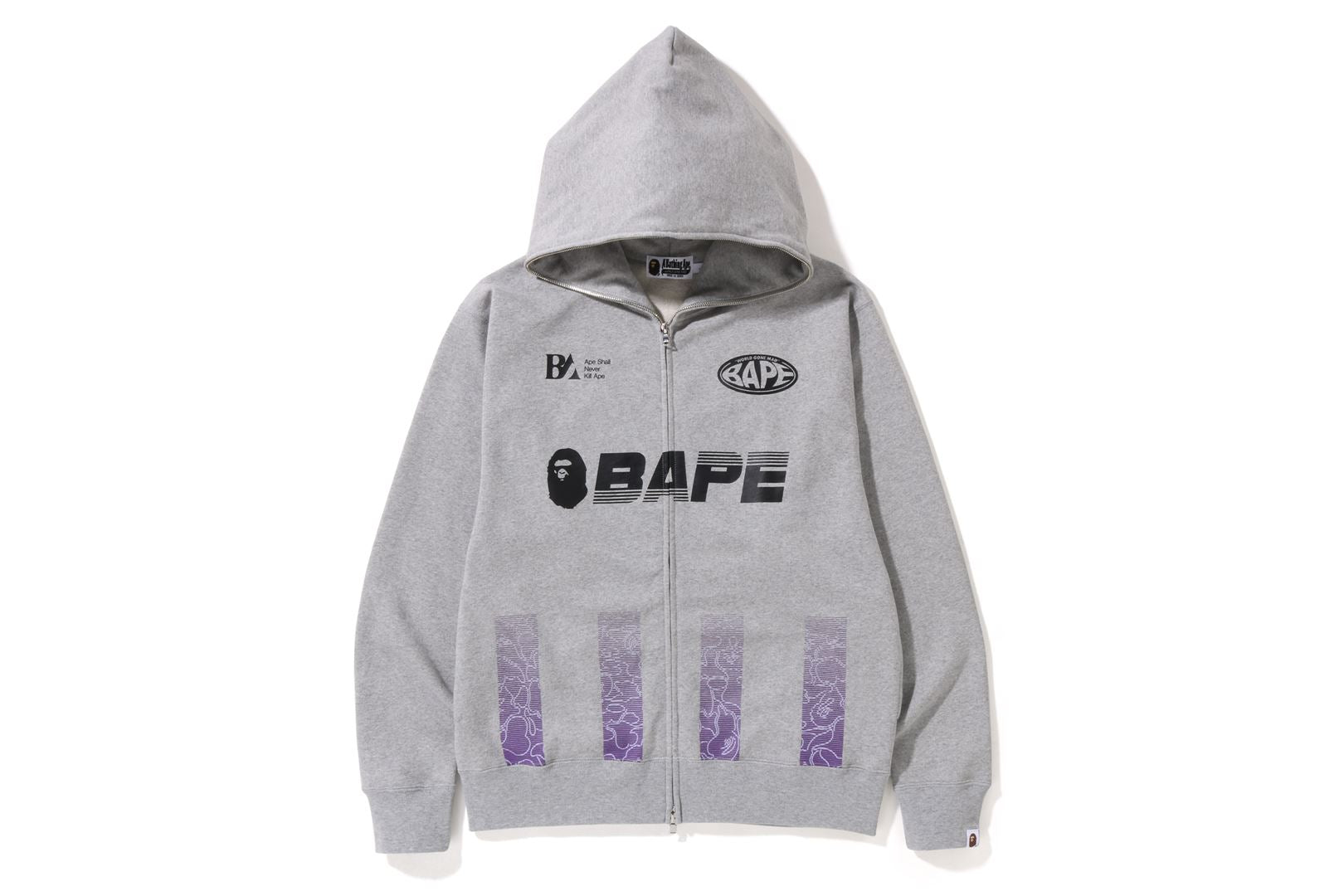 Bape shops Spellout Zip up