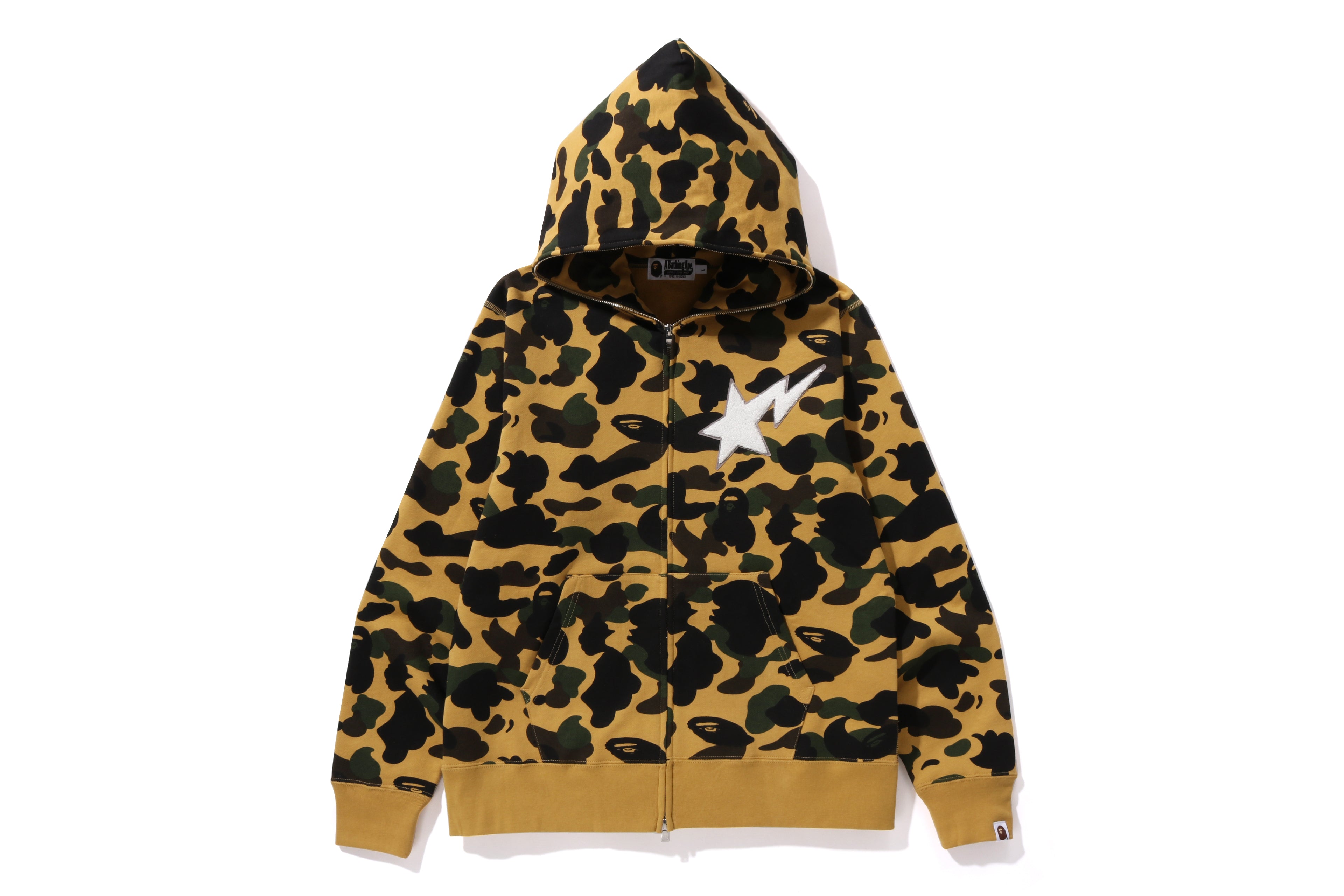 Bape long Full deals Zip Hoodie