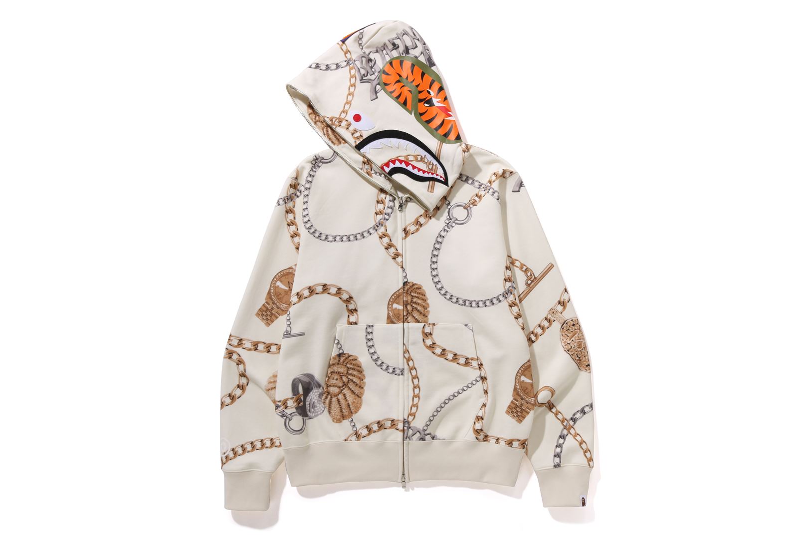 BAPE JEWELS SHARK FULL ZIP HOODIE MENS eu.bape