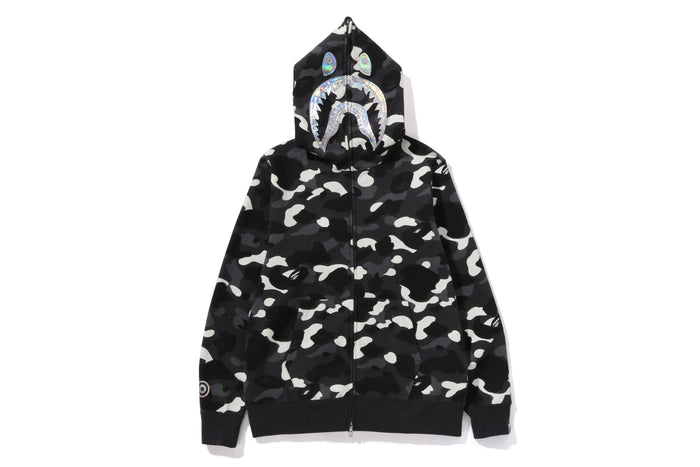 Kapuzenpullover „CITY CAMO SHARK“ mit durchgehendem Reißverschluss