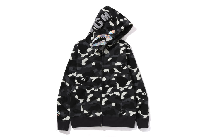 FELPA CON CAPPUCCIO FULL ZIP CITY CAMO SHARK