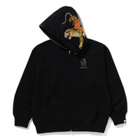 TIGER AND DRAGON RELAXED FIT FULL ZIP HOODIE
