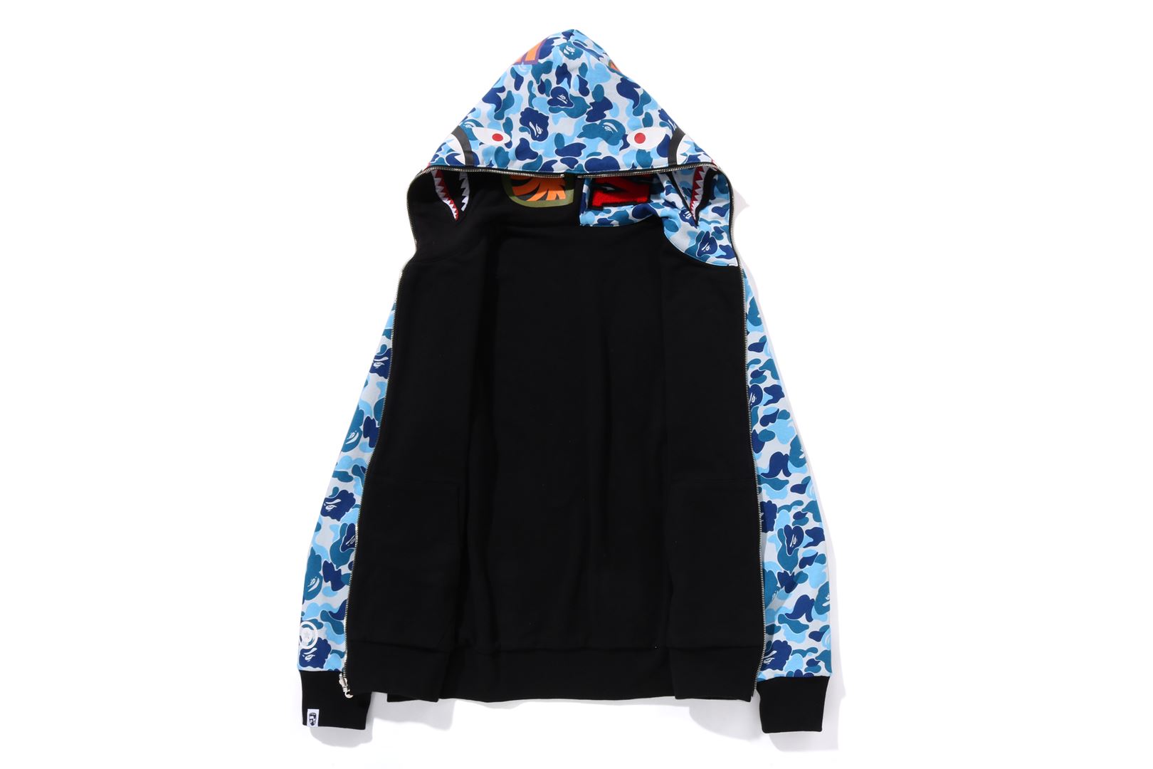 ABC CAMO REVERSIBLE SHARK FULL ZIP HOODIE – eu.bape.com