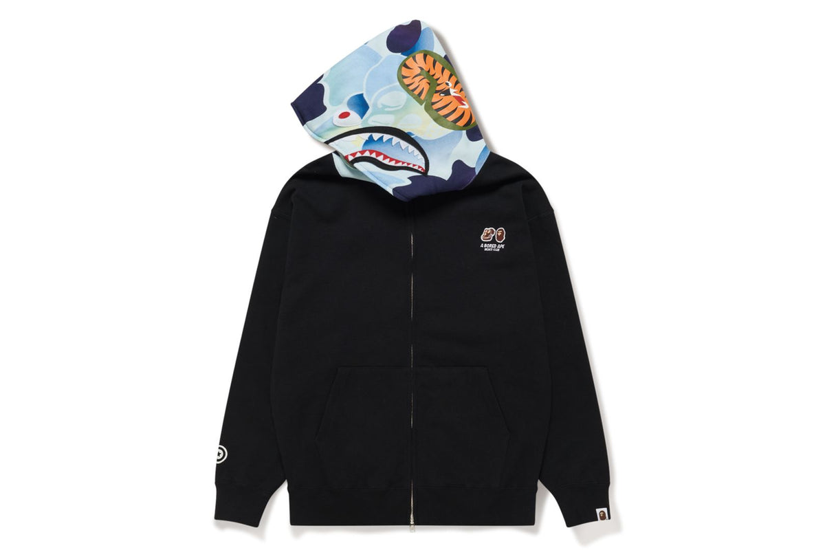 BAPE X BAYC - SHARK FULL ZIP HOODIE MENS