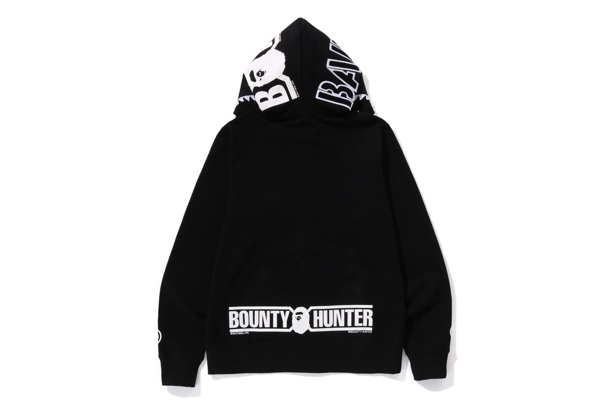 BAPE X BOUNTY HUNTER - MAD SHARK FULL ZIP HOODIE MENS