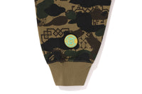 BAPE X CLOT CAMO SHARK RELAXED FIT FULL ZIP HOODIE MENS