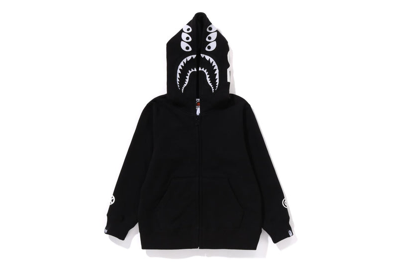 BAPE X BOUNTY HUNTER - MAD SHARK FULL ZIP HOODIE KIDS