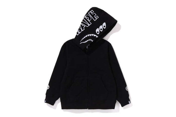 BAPE X BOUNTY HUNTER - MAD SHARK FULL ZIP HOODIE KIDS