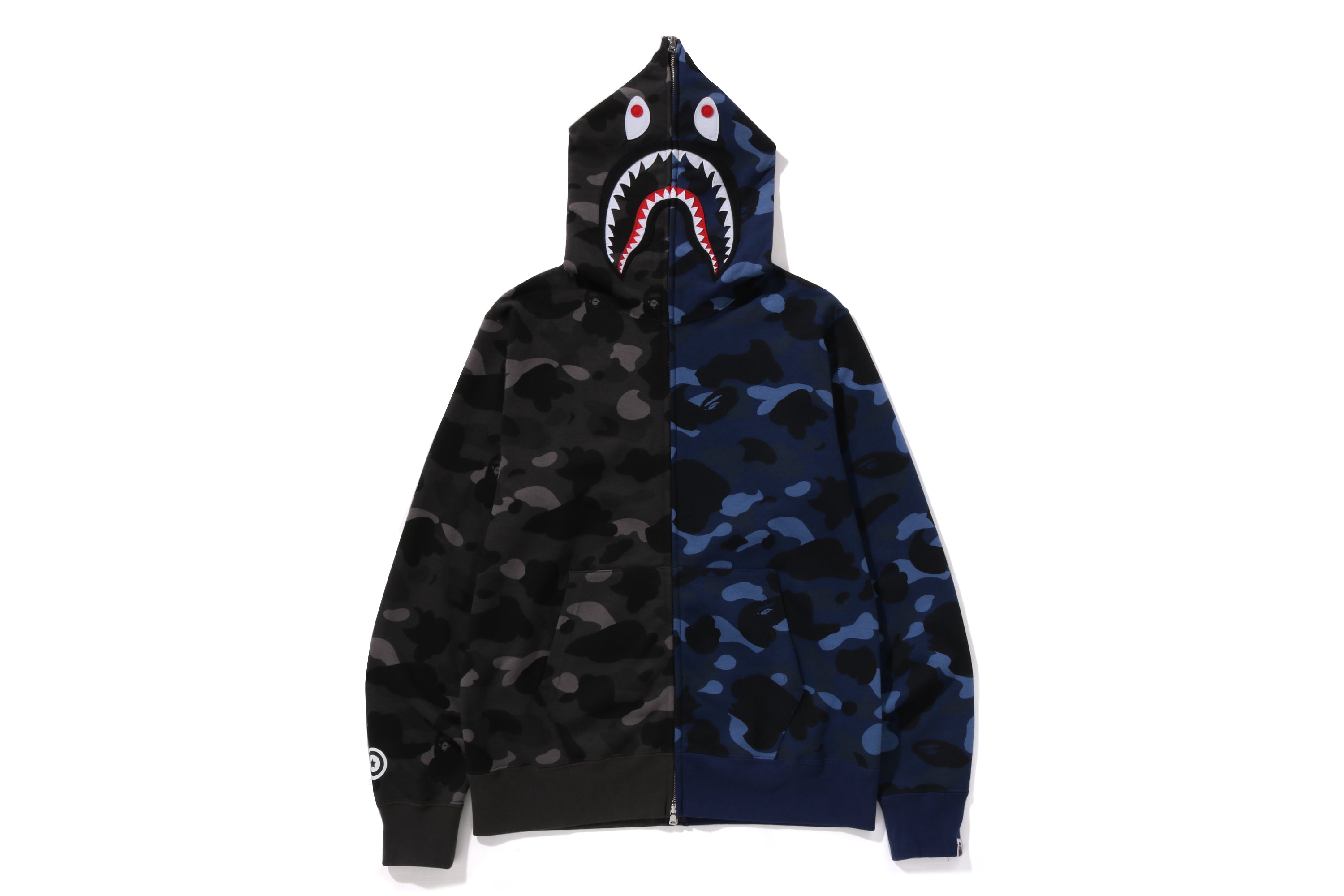 Navy bape hoodie best sale