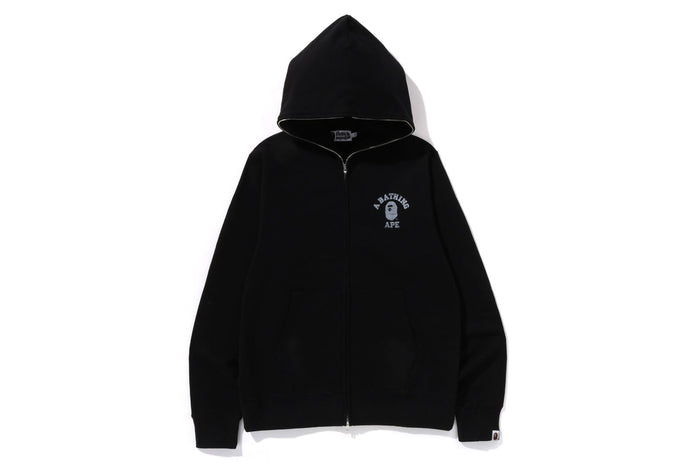 OVER PRINT FULL ZIP HOODIE MENS