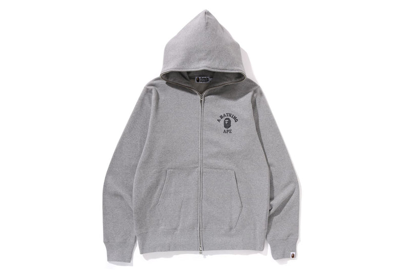 OVER PRINT FULL ZIP HOODIE MENS