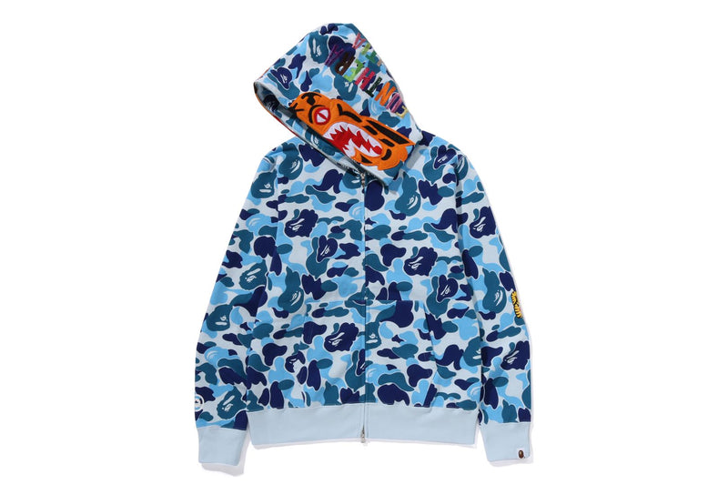 ABC CAMO TIGER FULL ZIP HOODIE MENS