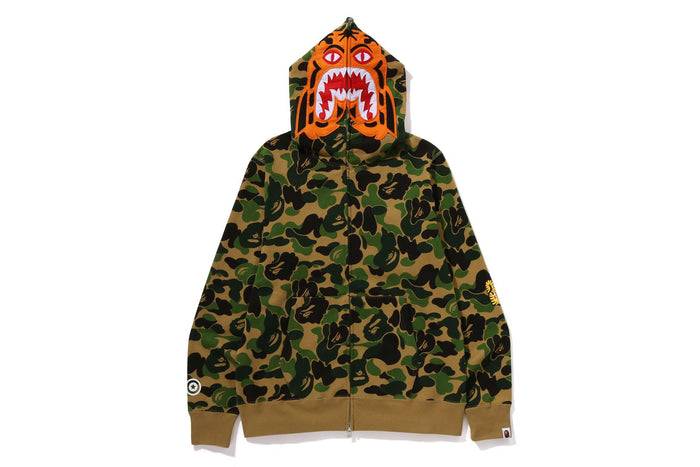 ABC CAMO TIGER FULL ZIP HOODIE MENS