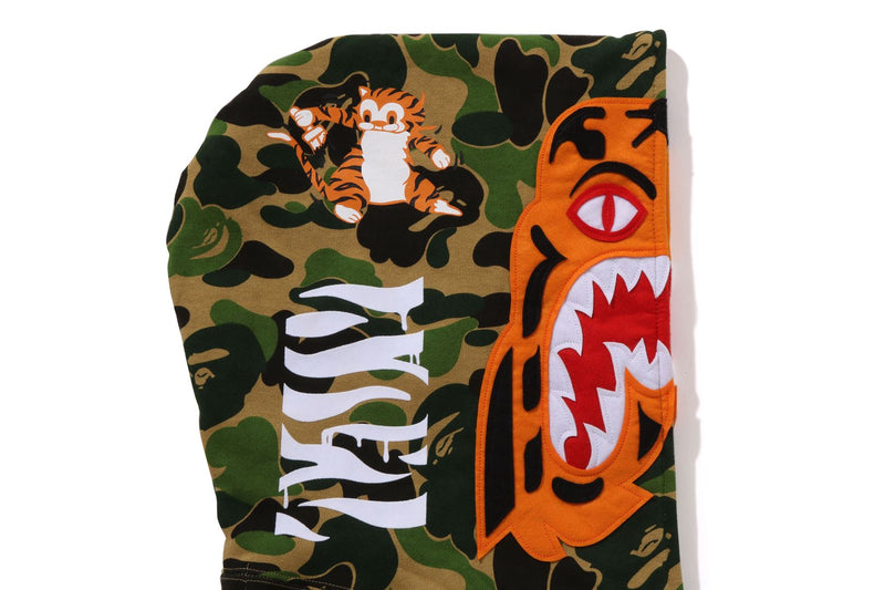 ABC CAMO TIGER FULL ZIP HOODIE MENS