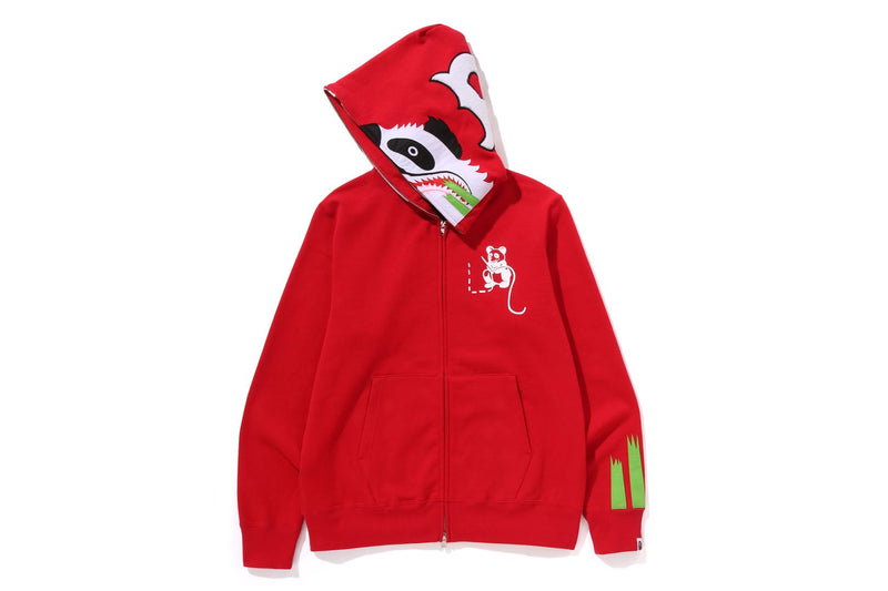 PANDA FULL ZIP HOODIE MENS