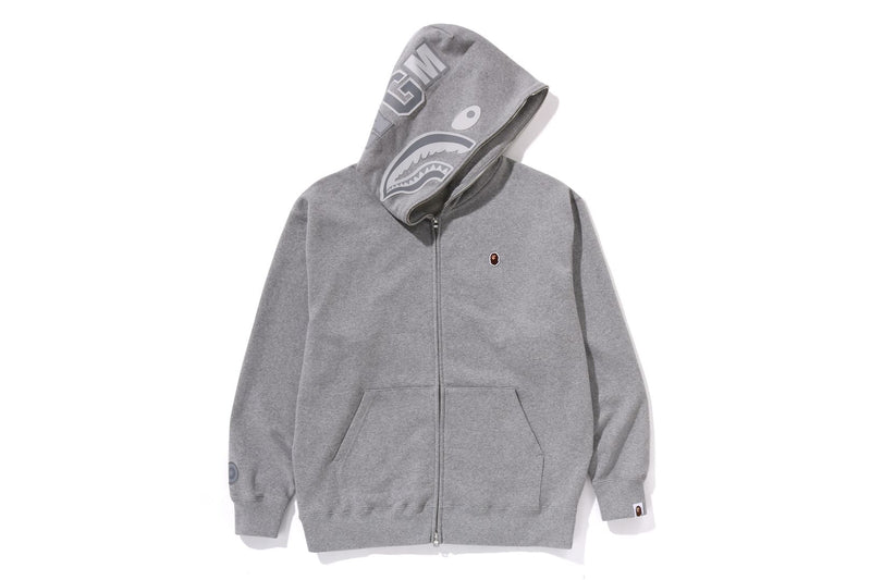 ONE POINT APE HEAD SHARK RELAXED FIT FULL ZIP HOODIE MENS