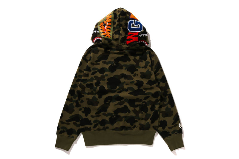 1ST CAMO SHARK FULL ZIP HOODIE LADIES – - Main Image