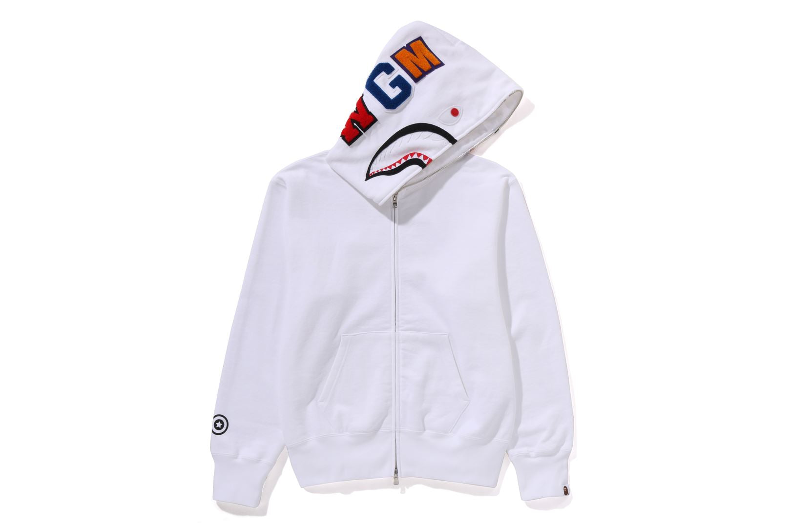 SHARK FULL ZIP HOODIE LADIES eu.bape