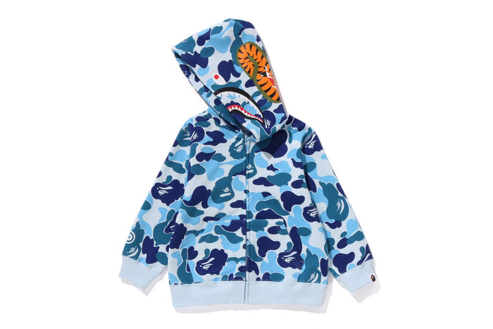 ABC CAMO SHARK ZIP HOODIE KIDS