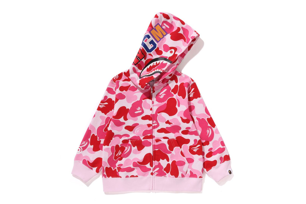 ABC CAMO SHARK ZIP HOODIE KIDS