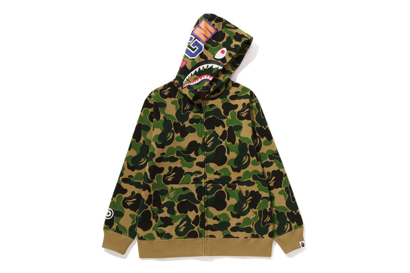 ABC CAMO SHARK ZIP HOODIE JUNIOR