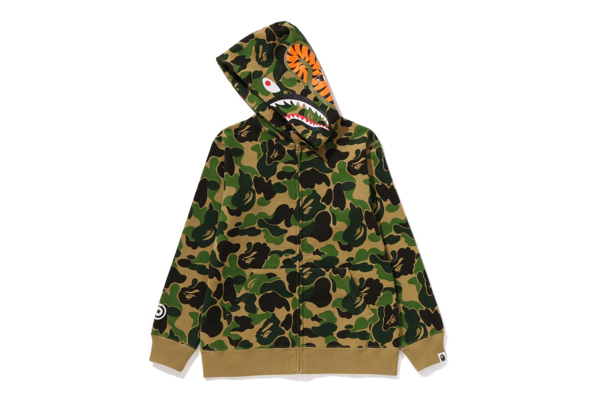 ABC CAMO SHARK ZIP HOODIE JUNIOR