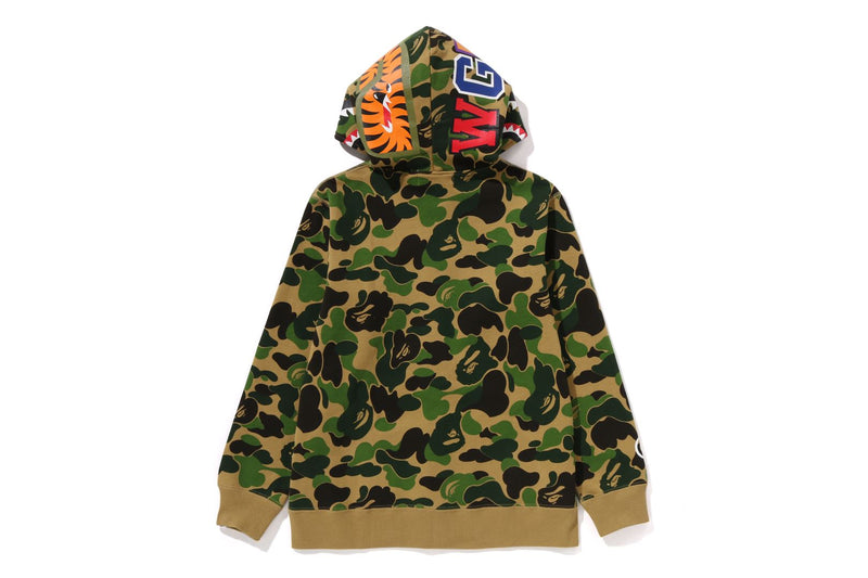 ABC CAMO SHARK ZIP HOODIE JUNIOR