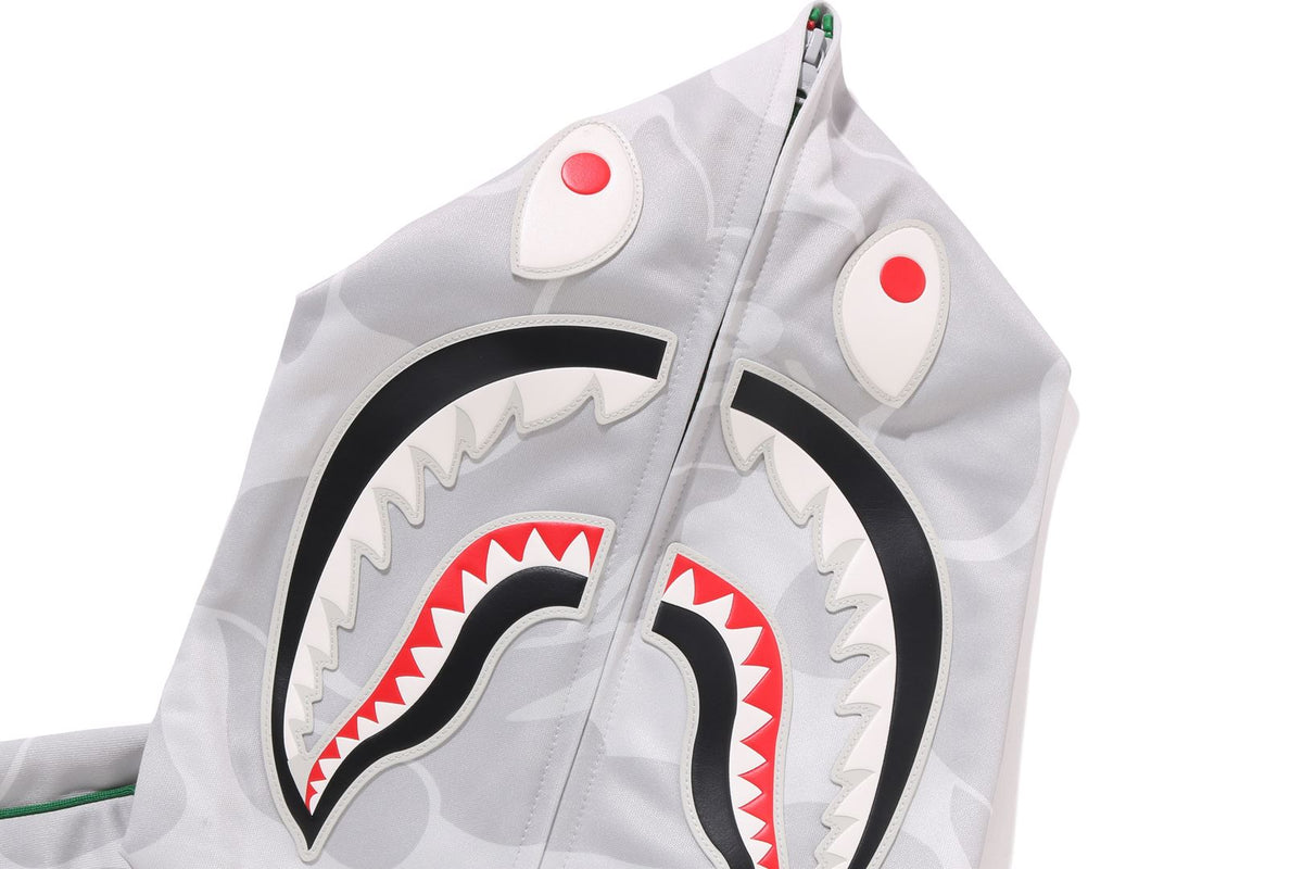 BAPE X PAGANI SOLID CAMO RELAXED FIT SHARK FULL ZIP HOODIE