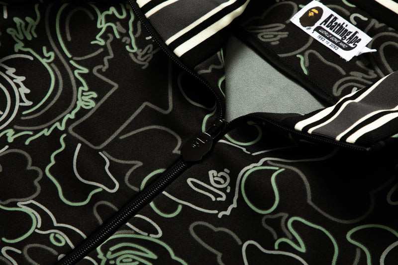 BAPE X 88RISING GLOW IN THE DARK CAMO TRACK JACKET