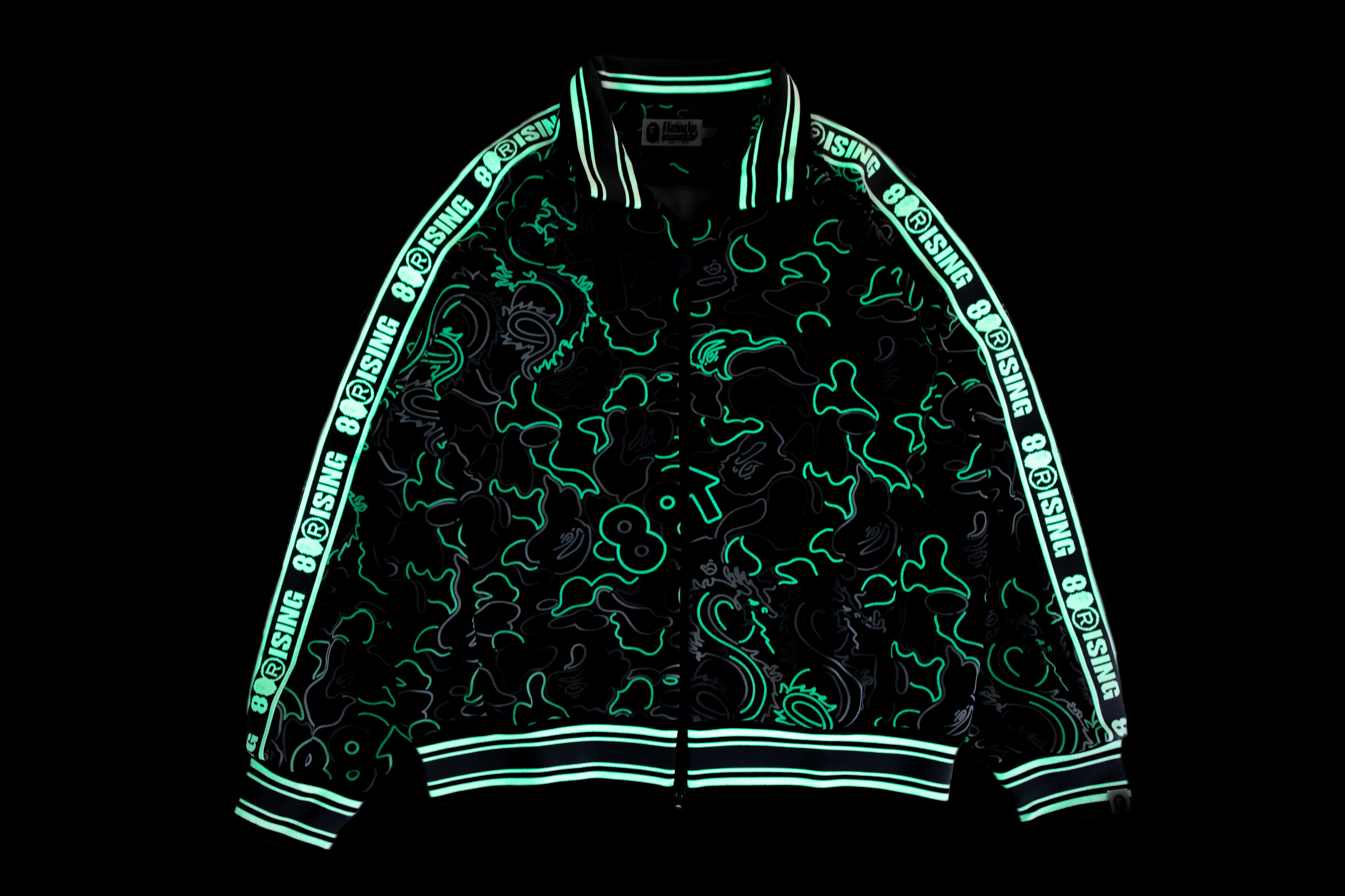 BAPE X 88RISING GLOW IN THE DARK CAMO TRACK JACKET – eu.bape.com