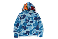 ABC CAMO CROCHET RELAXED FIT SHARK FULL ZIP HOODIE