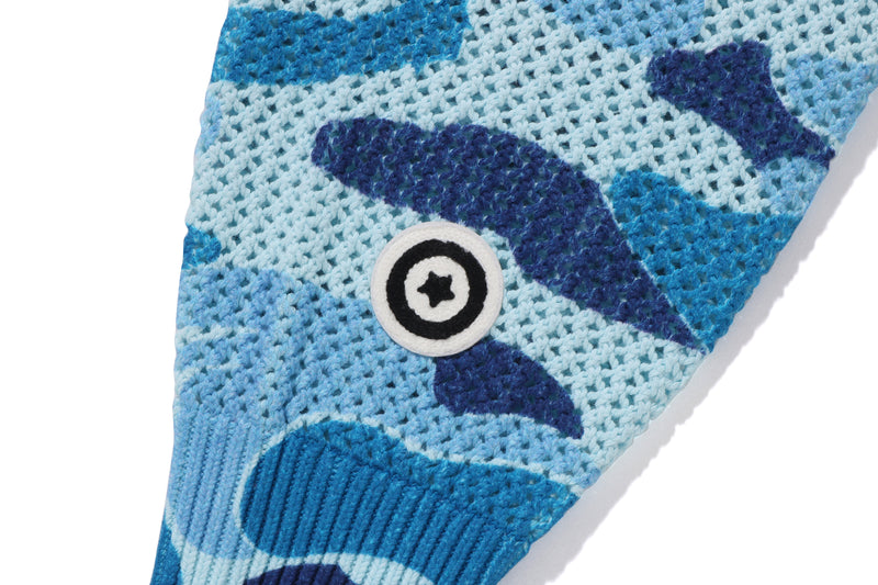 ABC CAMO CROCHET RELAXED FIT SHARK FULL ZIP HOODIE